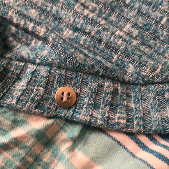 AEO Jeans B. Cut and plaid/ plain light blue shirt - Picture 8 of 8